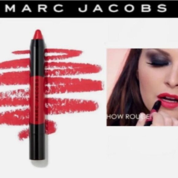 NEW Marc Jacobs Le Marc 16 Hour Stay Liquid Lip Crayon HOW ROUGUE #340 RARE - Picture 1 of 8